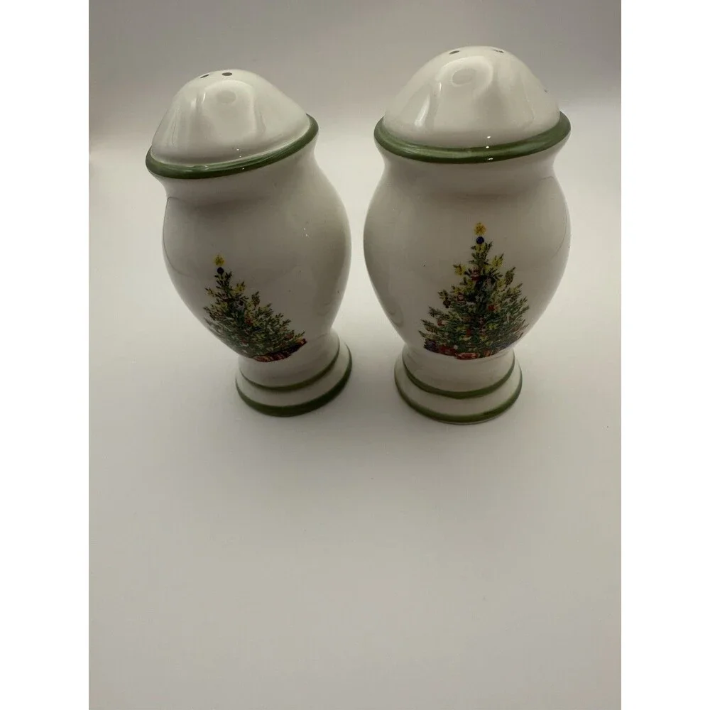 Christopher Radko Traditions Holiday Celebrations Salt and Pepper Shakers 3 7/8
